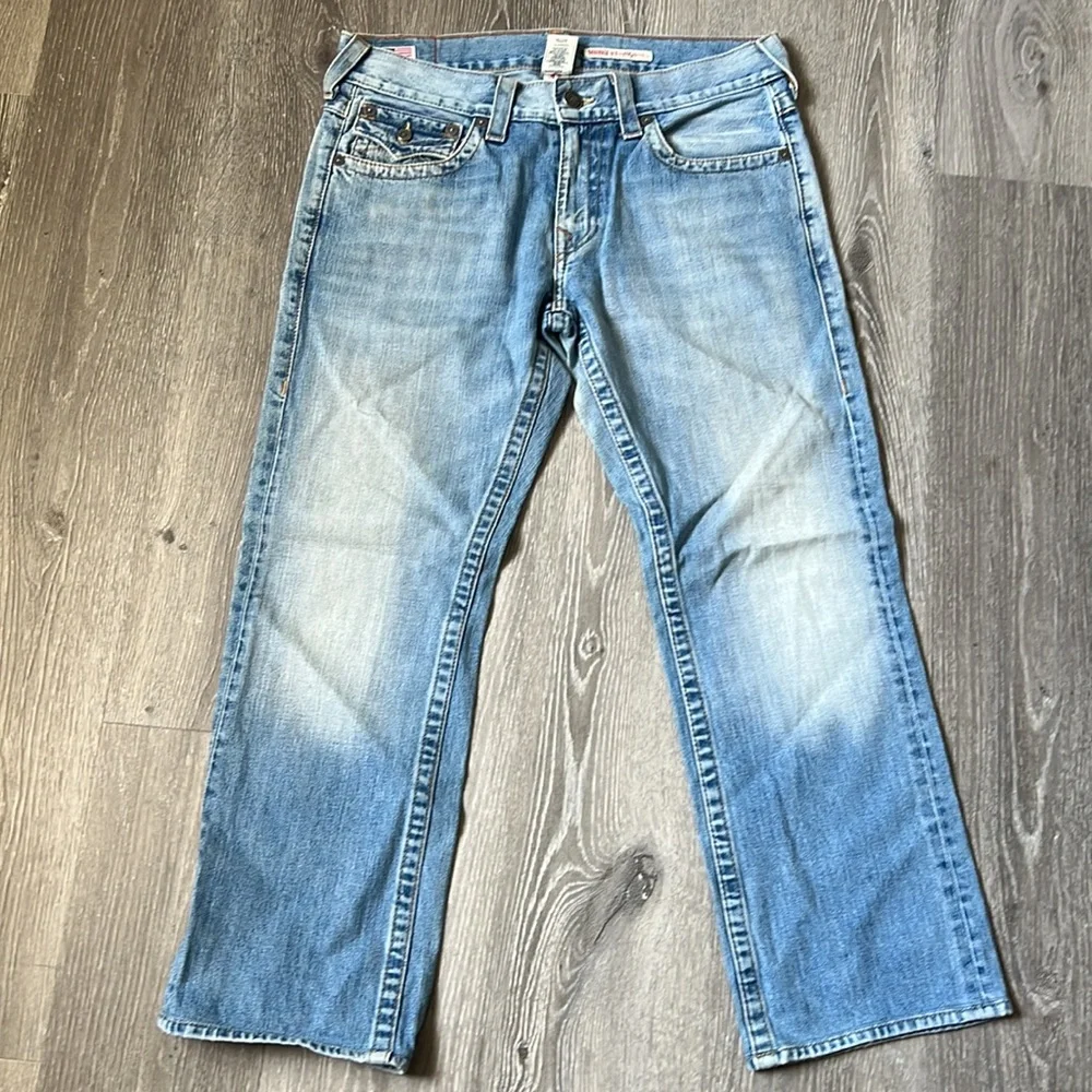 TRUE RELIGION RICKY STRAIGHT JEAN 33”